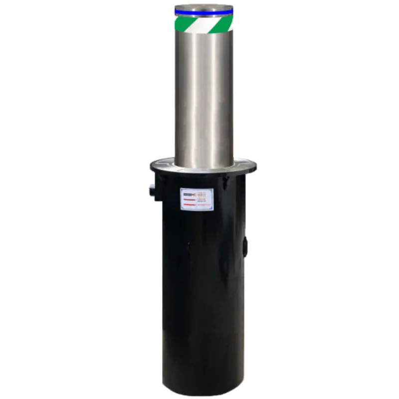 304 Stainless Steel Hydraulic Parking Barrier Residential Traffic Permanent Bollard Door Control Security Equipment by Shenzhen