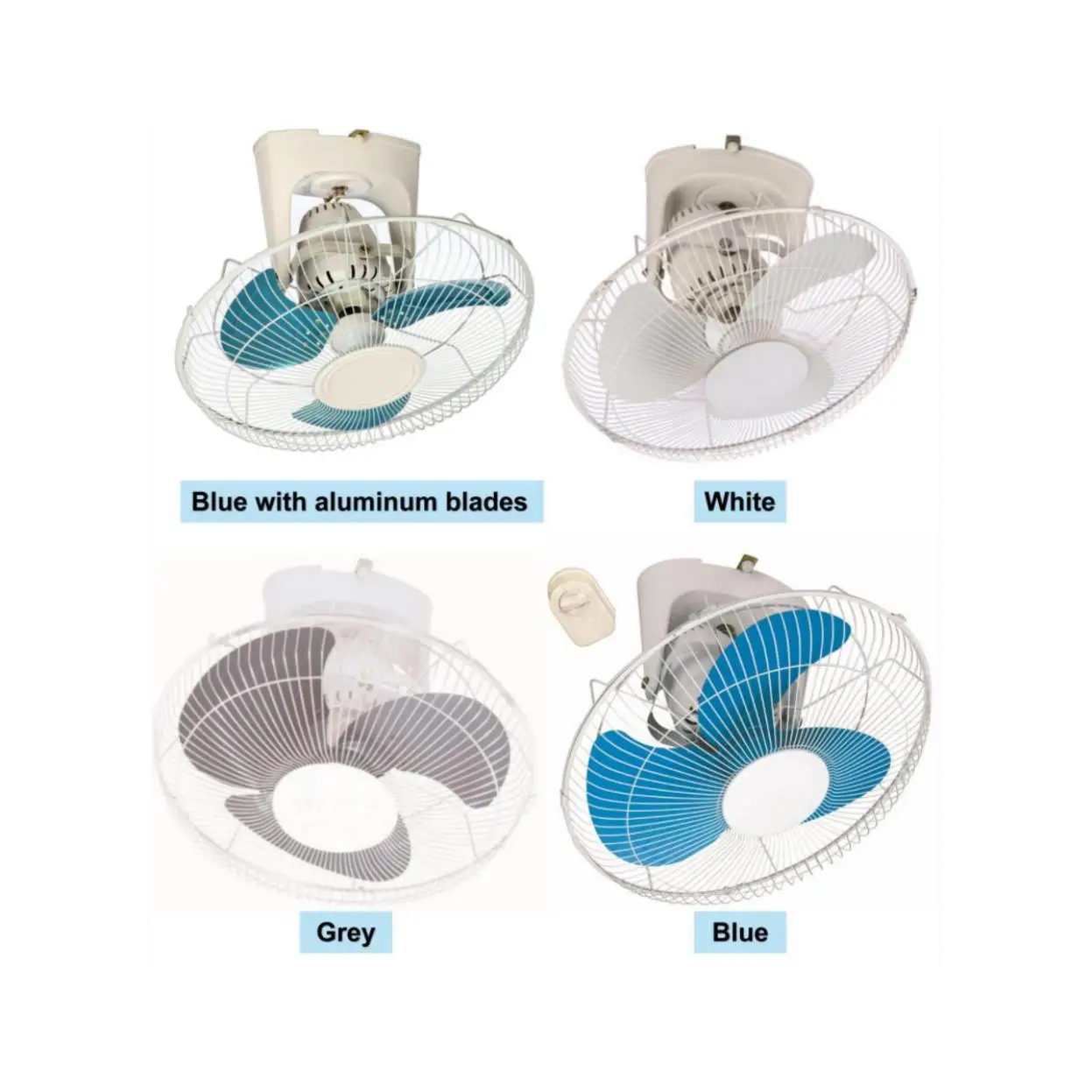 MONA Solar Orbit Fan With Remote Control 3 Or 5 PP Blades Orbit Fan With Regulator 16 Inch DC12V Solar Orbit Fan