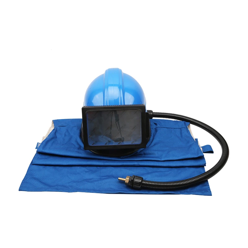 Пескоструйный воздушный фильтр и шлем