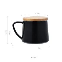 Ceramic cup European-style small luxury with lid and coaster home gift afternoon tea milk saucer coffee cup