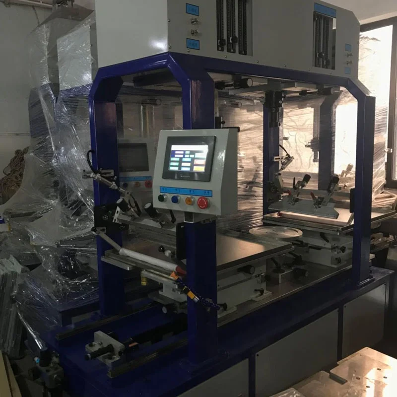 Ceramic Plate 2 Color Large TampoPrint Pad Printing Machine For Sale