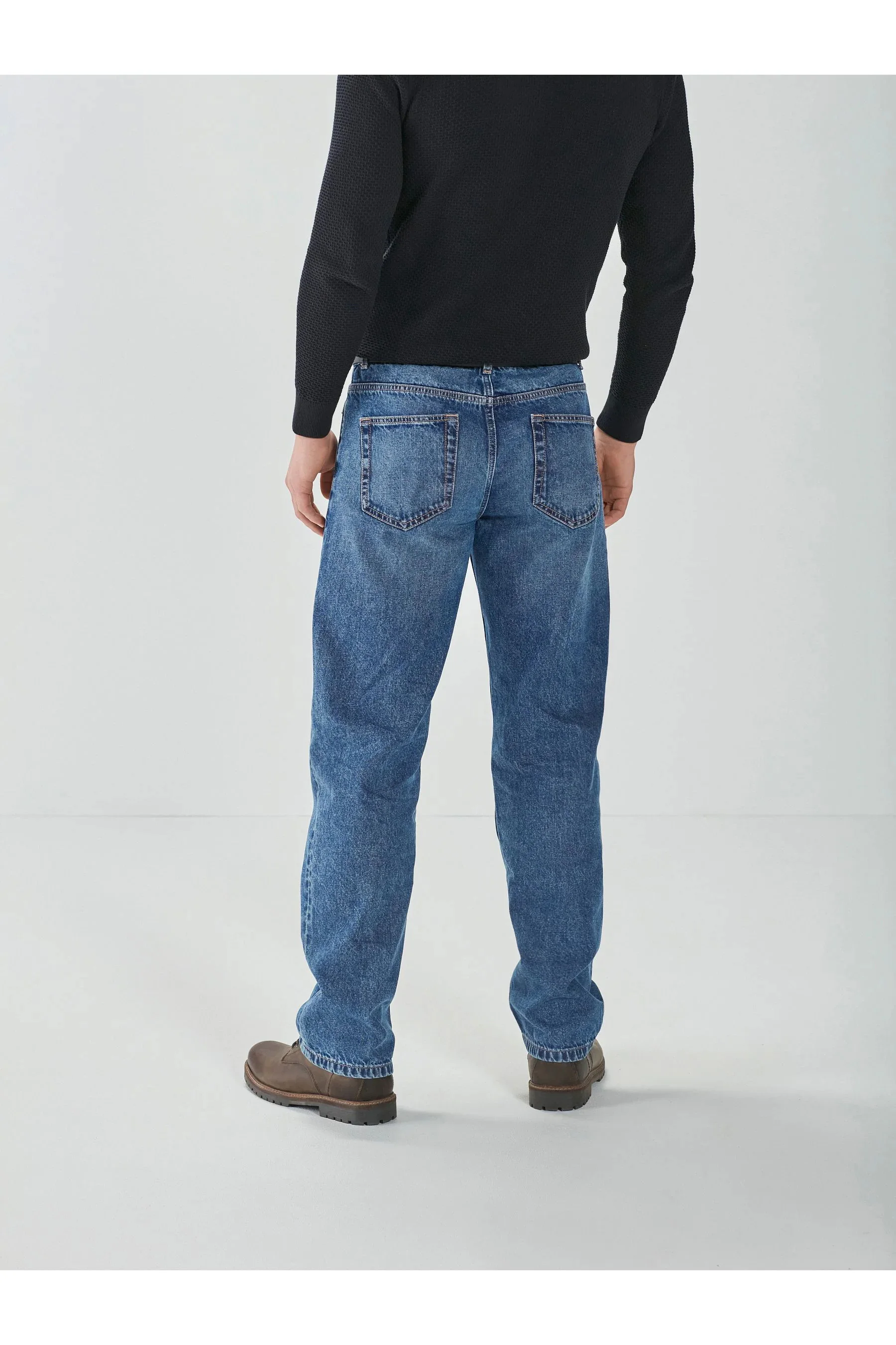 Blue Team | Low MOQ OEM Custom embroidered printed slim fit streetwear blue jeans stretch hombr fit jeans stylish denim pant