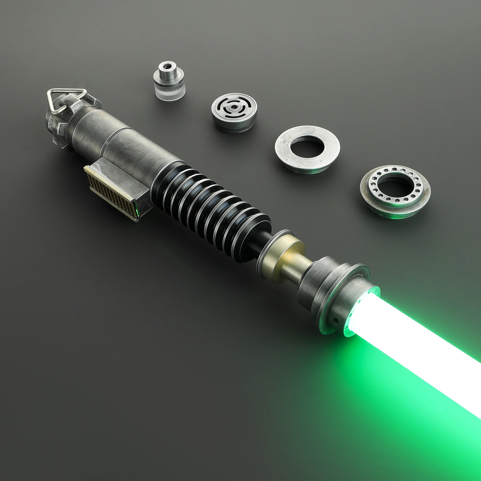 LGTSabers Nexus Weathered Luke Skywalker EP8 Xeno3 pixel Proffieboard RGB Baselit Full Metal CNC Hilt Lightsaber for collectible