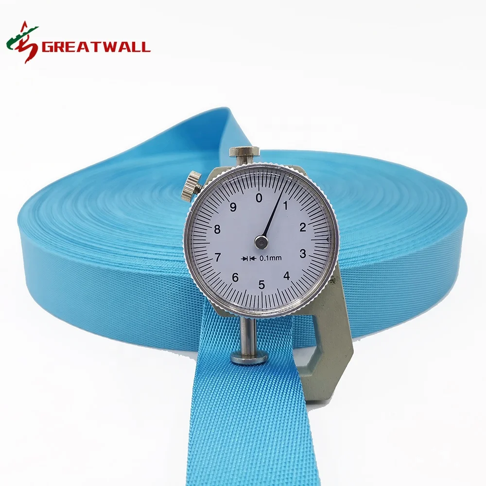 Wholesale factory direct 25mm 1 inch nylon polyester webbing 0.7mm thickness thin woven bag straps webbing