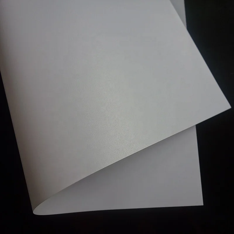 Sand-matte white polypropylene sheet frosted white pp sheet for stationery use