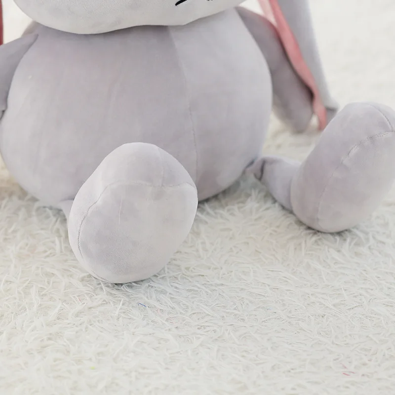 Wholesale cheap soft elephant monkey bunny rabbit animal plush toy with blanket