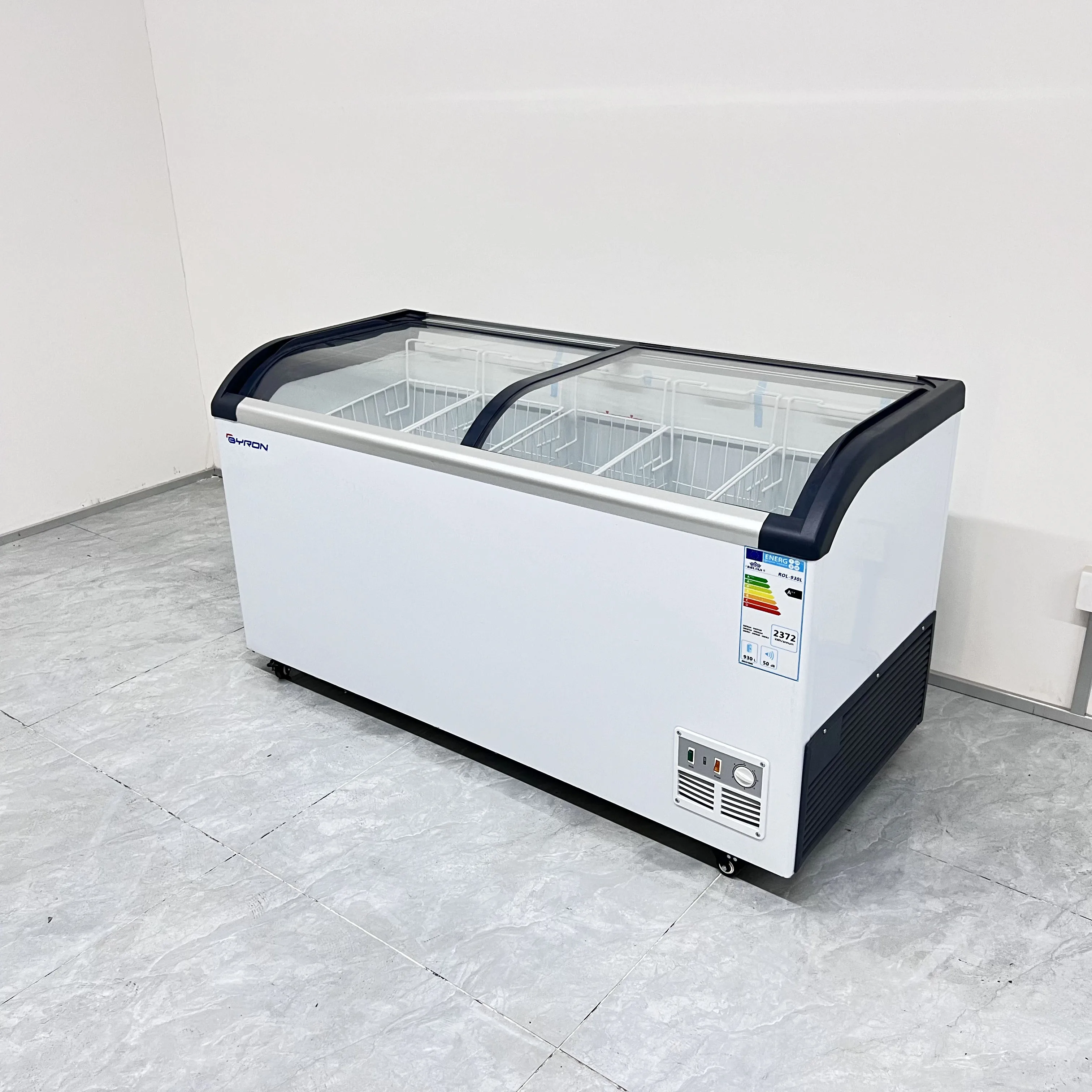 Durable Using Cheap Price Supermarket Home Restaurant Top Open Door Ice Cream Horizontal Deep Chest Freezer With Basket