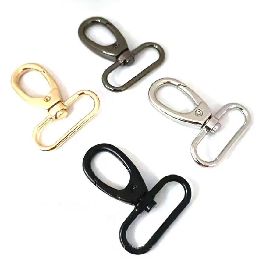 HuaCheng New Snap Hook Swivel Eye Lobster Claw Clasps Trigger Clip for Leather Craft Bag Purse Strap Belt Webbing Dog Hooks