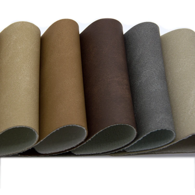 High quality texture regenerated artificial leather PU Recycled synthetic sofa leather for Sofa Car Seat and Furniture