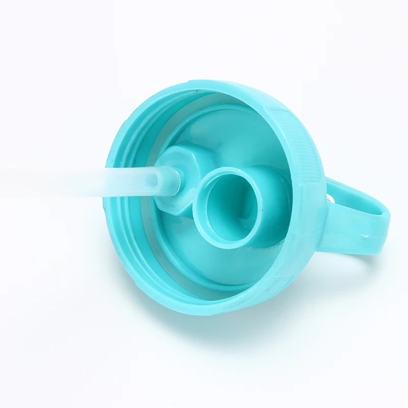 Manufacture portable New Style Glass Water Bottle with straw for Sport