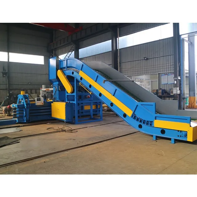 hydraulic automatic waste paper carton box plastic bail press machine