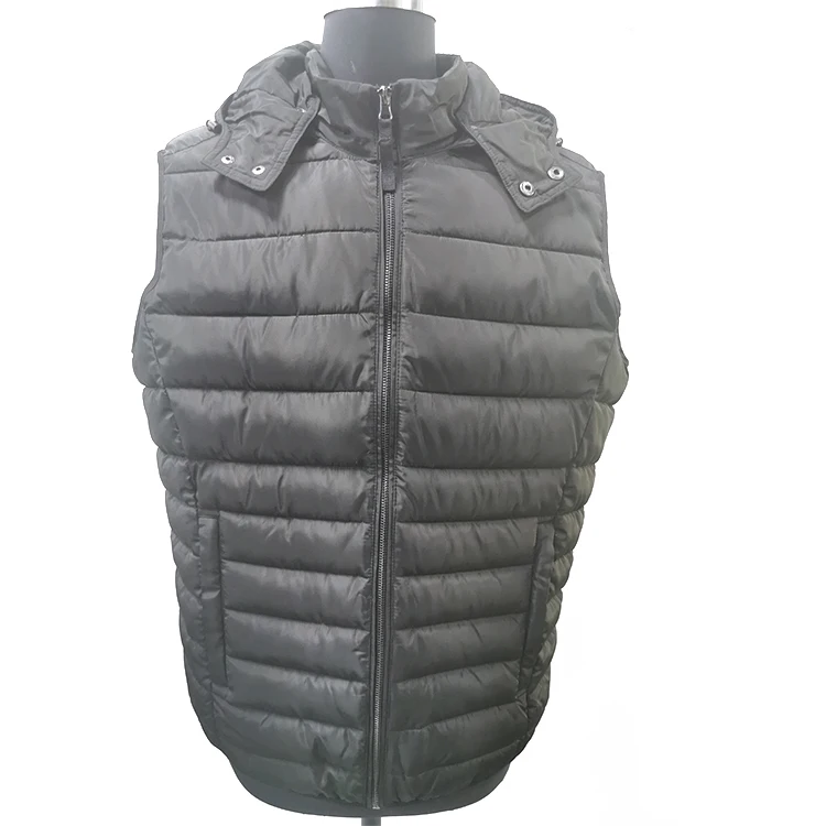 Новый дизайн уличный Зимний Легкий теплый жилет с капюшоном для мужчин