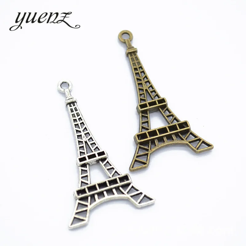 YuenZ Эйфелева башня Подвески металлический кулон Diy ожерелье ювелирные изделия ручной работы 45*25 мм E14