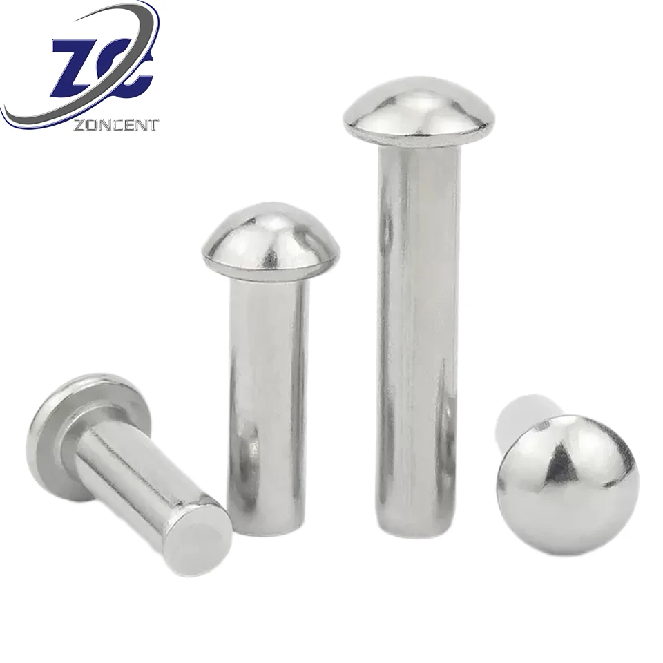 Non-standard solid rivet OEM Aluminum stainless steel flat thin head handle knock rivet kit Non standard fasteners