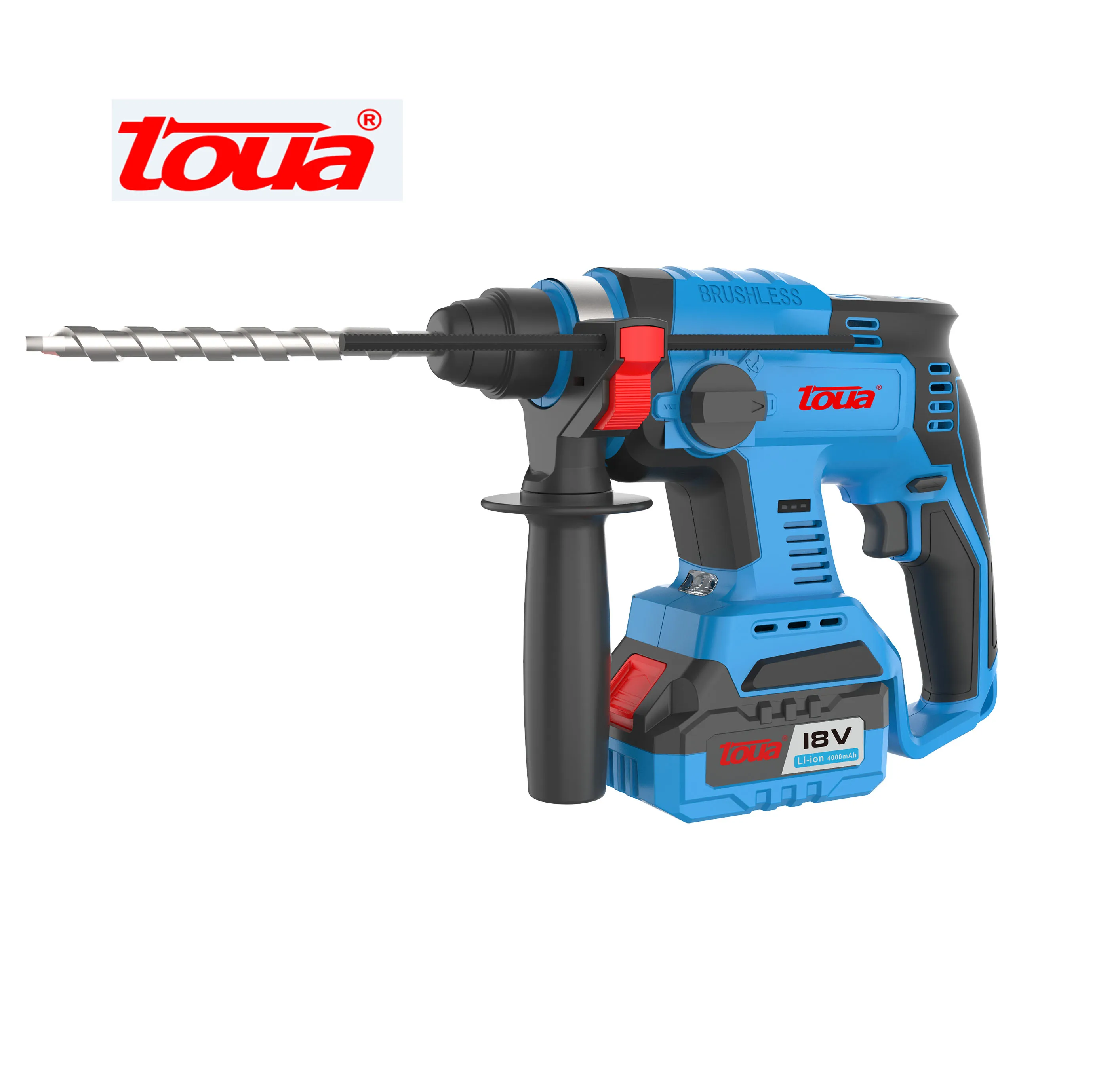 
TOUA 20V Brushless Rotary Hammer -- Only skin 