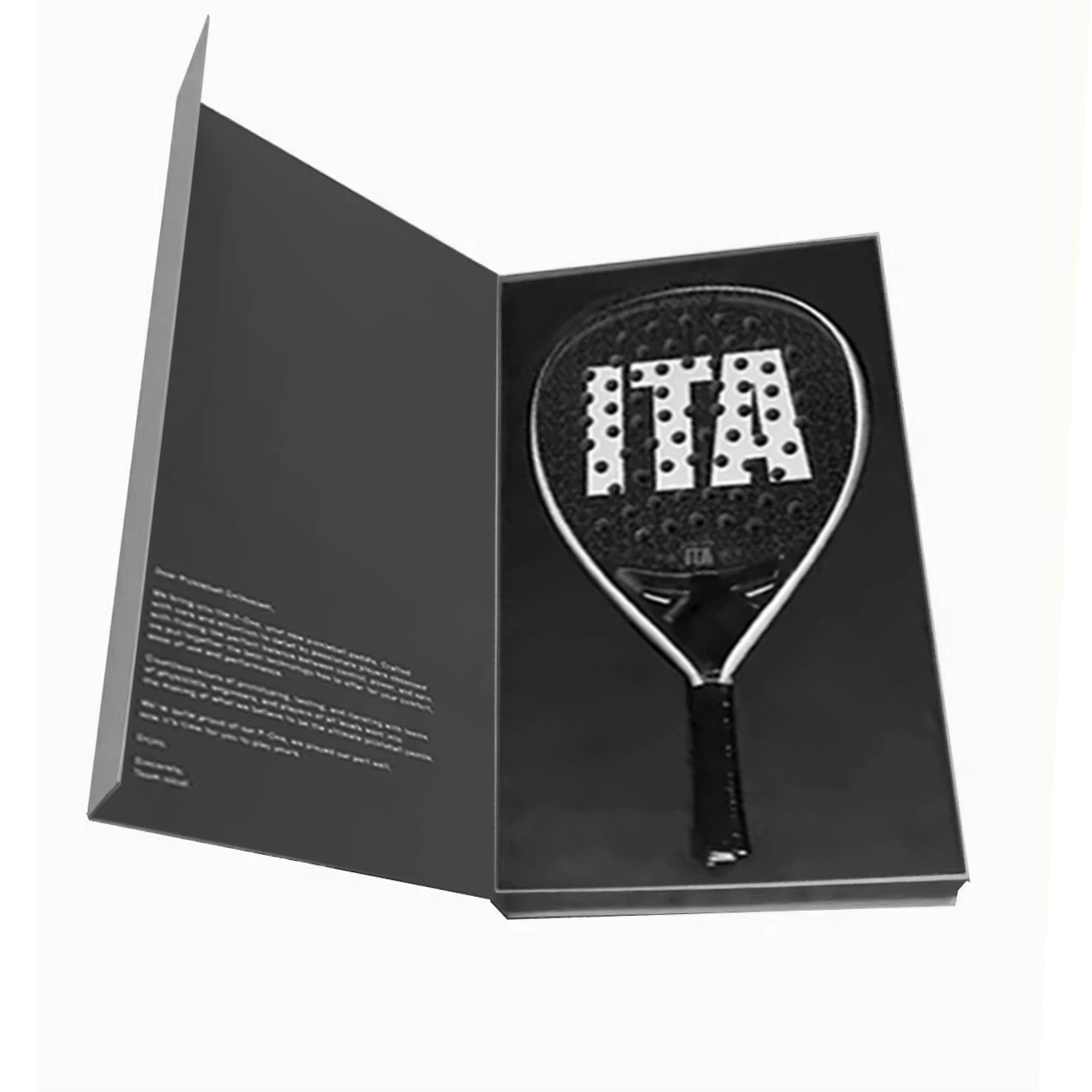Custom Luxury Premium Rigid Cardboard Pickleball Paddle Set Packaging Beach Tennis Padel Racket Paper Gift Box With Your LOGO
