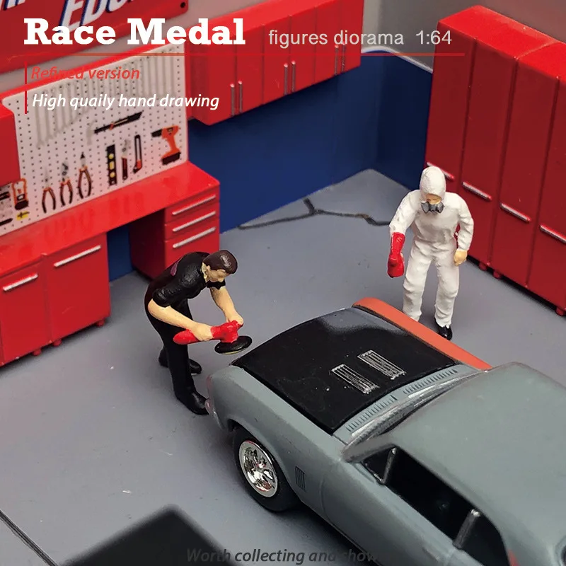 Model Train Railway Different Poses 1:64 O Scale Standing Painted Figures Worker People