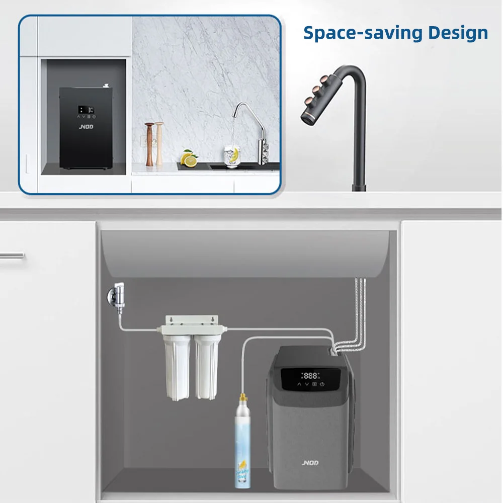 Under Counter Water Dispenser Soda Maker Co2 Cylinder Under Sink Sparkling Water Maker Tap for Home