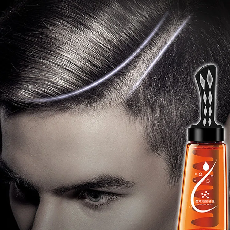 High Quality Professional 2-in-1 Long lasting Fluffy Hair Pomade Wax Men Salon Styling Hair Wax Gel