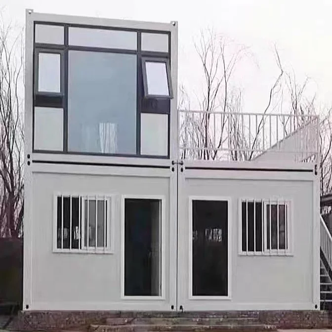 Cabin Luxury 20ft Prefabricated houses with bathroom temporary house prefabrik konteyner ev
