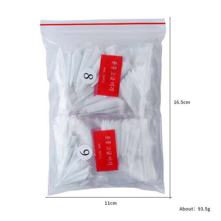 acrylic false  unas acrilicas transparent nails art artificial 600pcs stiletto sharp nail