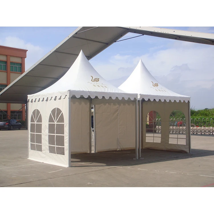 3x3m 4x4m 5x5m 6x6m Big Cheap Outdoor Canopy Wedding Party Pagoda Tent With Glass Wall
