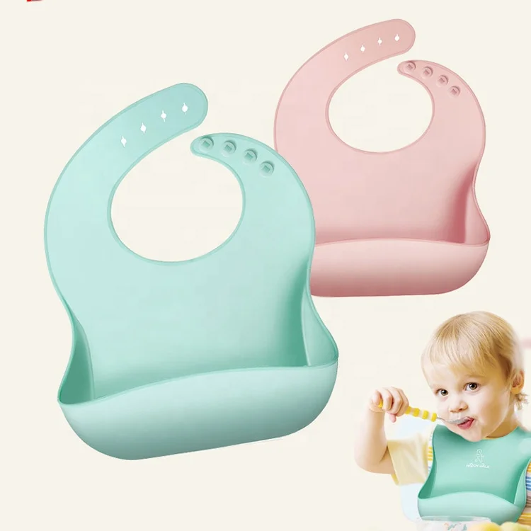 2023 factory Hot Sell Custom Baby Silicone Bib Manufacturer Baby Waterproof Bib Hot sale products
