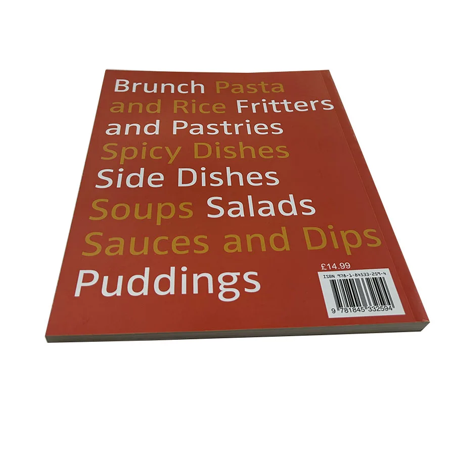 personalized paperback Fitness Daily Diet Journal Receipt softCover book fashion magazine photo paper printing custom