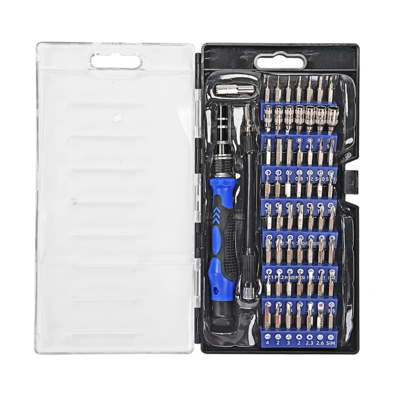 Mini Precision Screwdriver Set 60 in 1 Magnetic Screwdriver Bit Kit Multi-Function Stainless Steel Professional Repair Tool