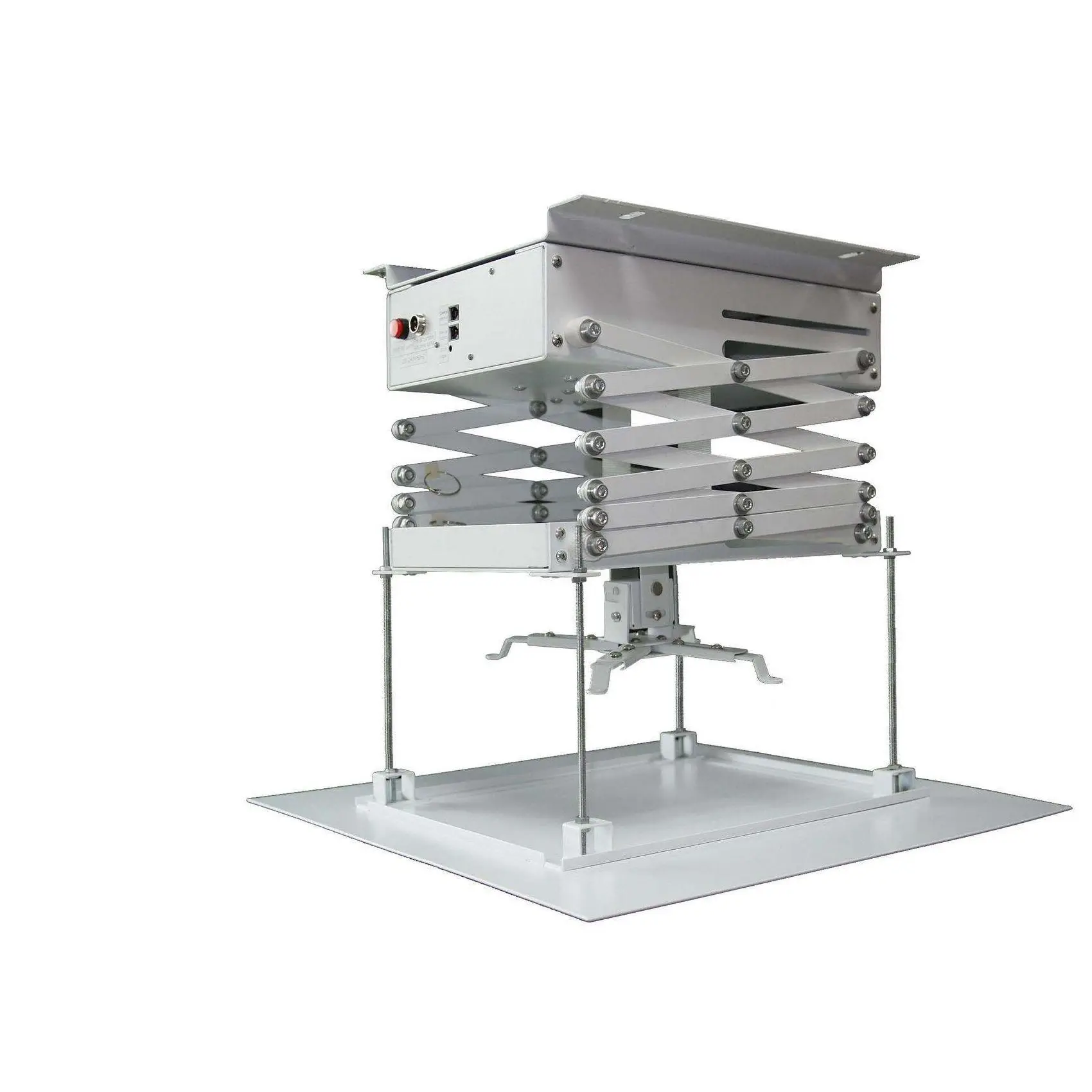 factory wholesale electric projector lift with remote control automatic ceiling mount motorized projector scissors lift