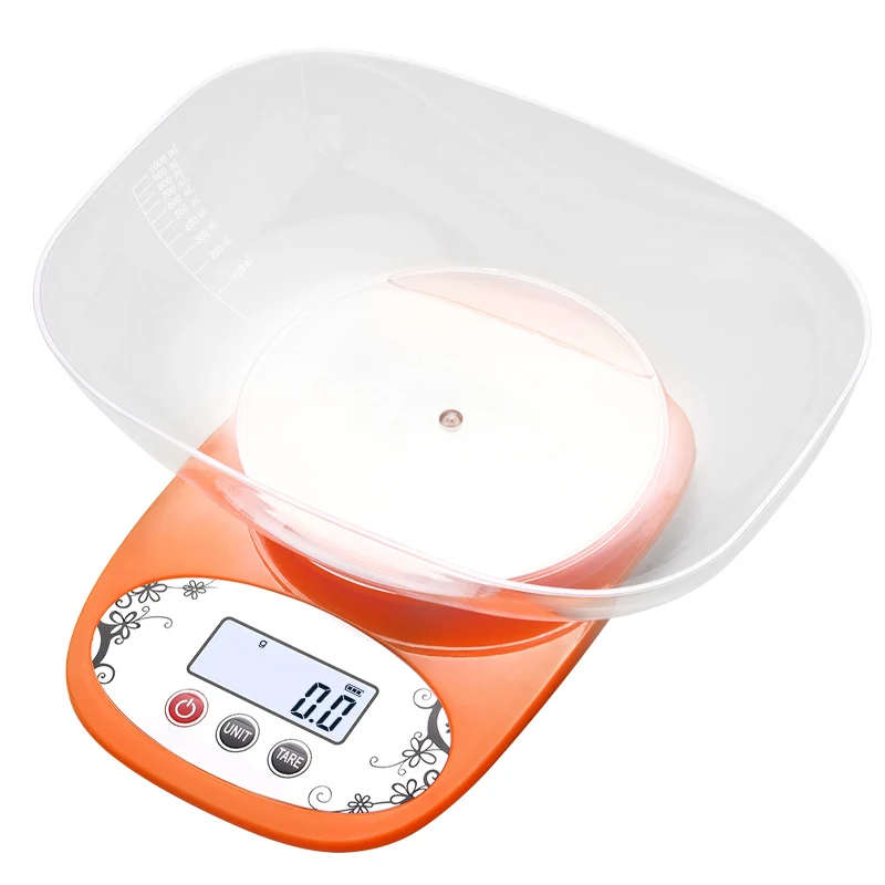 Kitchen scale gram weight electronic scale with bowl Chinese medicine measuring scale baked food