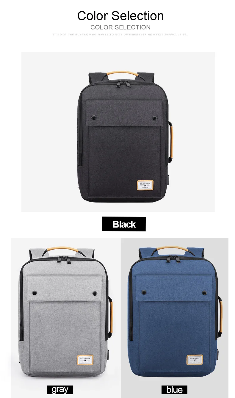 
Arctic Hunter 2020 Trending Mochilas Antirrobo Waterproof Custom Fashion Men Usb Charger Business Smart Backpacks Laptop Bags 