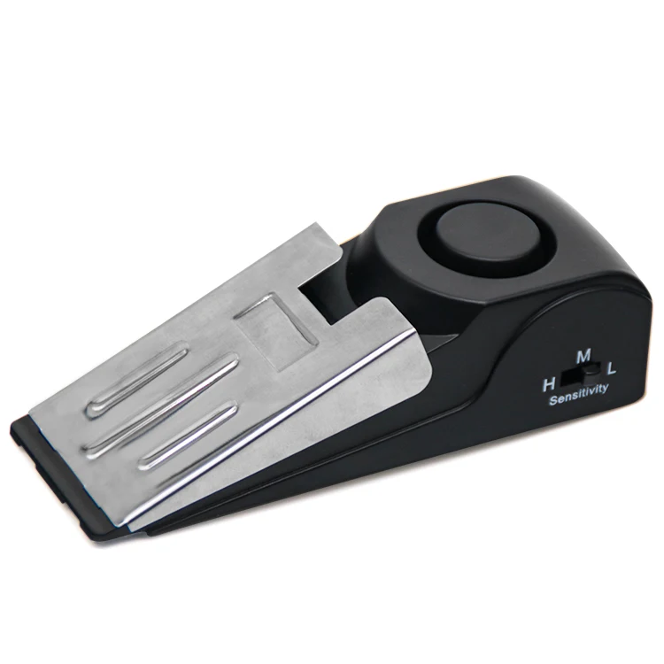 Door Stopper Alarm Safe Sound Thief Deterrent Burglar Alarm Stainless Steel Cover Rubber Base Self Protect Defense Best Quality