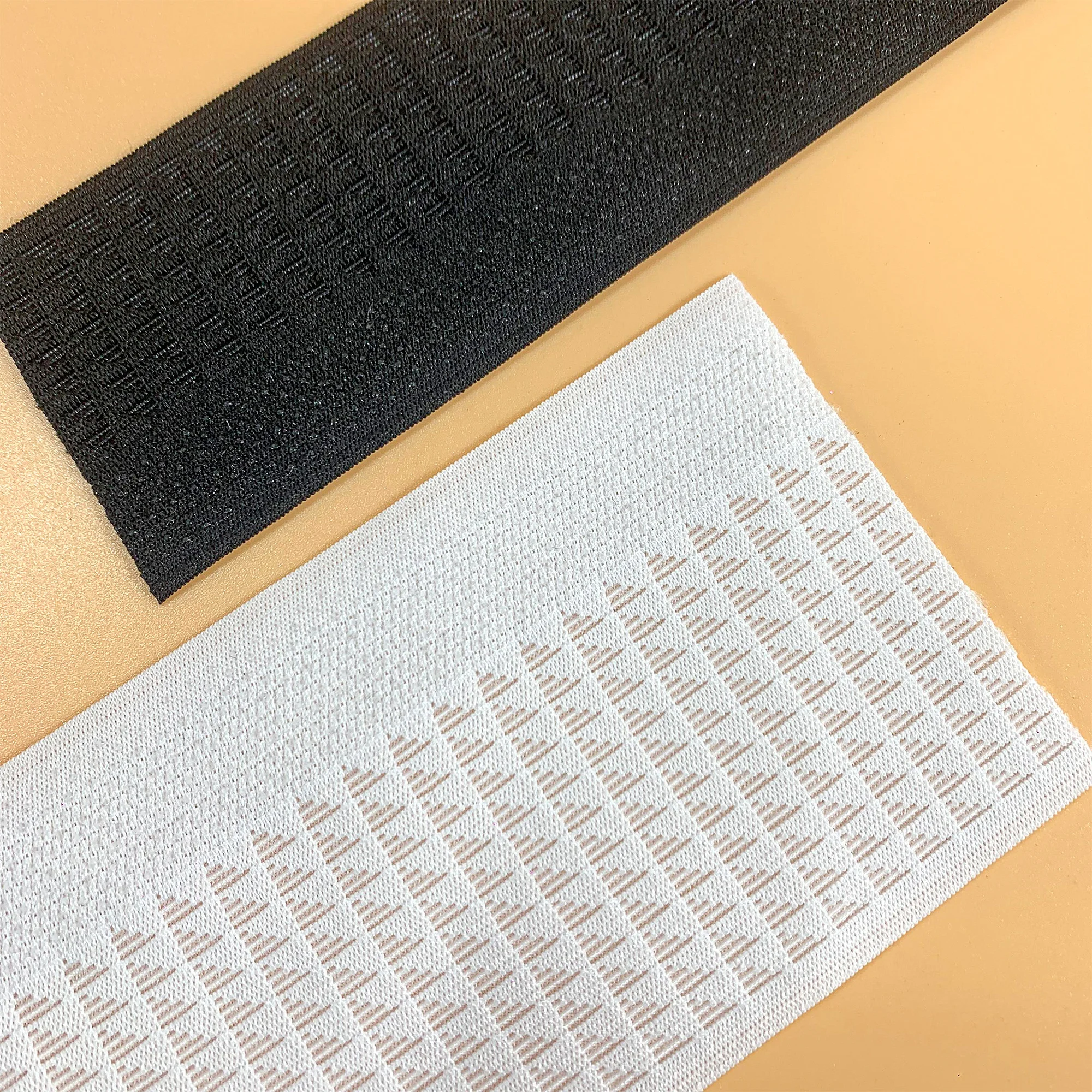 Stretchy non slip silicone gripper printed elastic waist band nylon stretch elastic for clothes