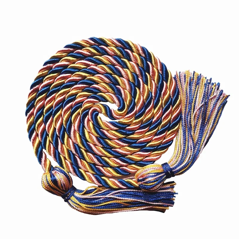 Фиолетовые/зеленые/келли зеленые многоцветные шнуры для выпускного вечера, шнур для honor, шнуры для выпускного вечера