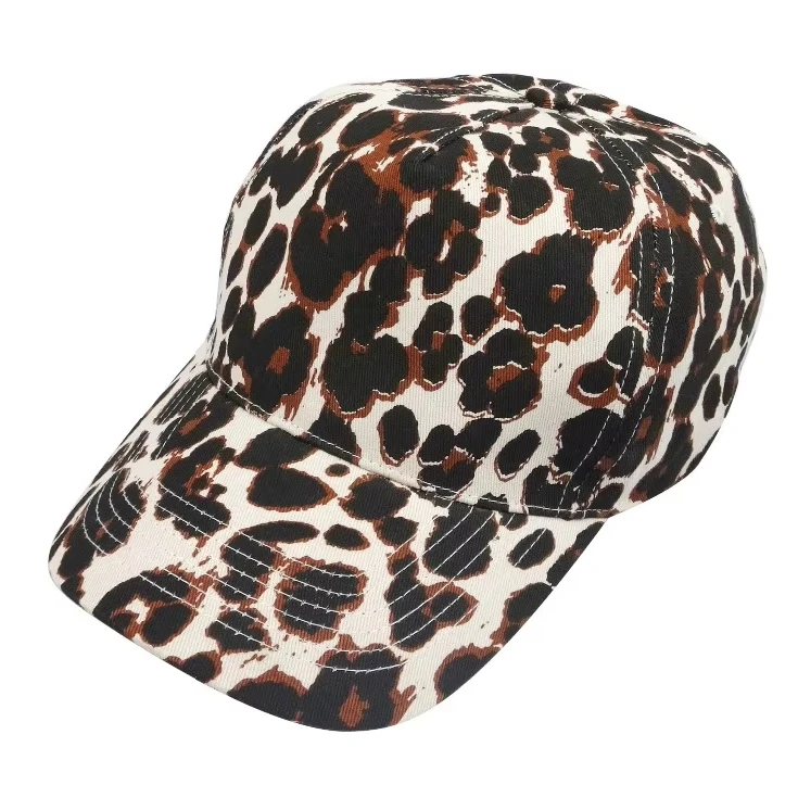 Custom Logo Embroidery Printing Pure Cotton Baseball Cap Outdoor Visor Hat with Beautiful Design