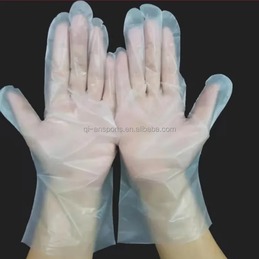 Немедицинское производство чистых и защитных CPE/TPE/HDPE/LDPE/перчаток для ежедневного использования, таких как гигиенические, гостиничные, рестораны и т. д.
