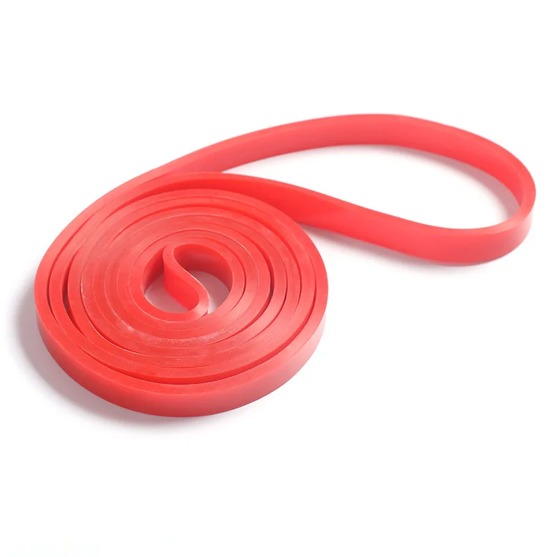 100% Natural Latex Yoga Elastic Stretch Bands Custom Resistance Various Colors Thick Loop for Sports Gym Fitness Exercise