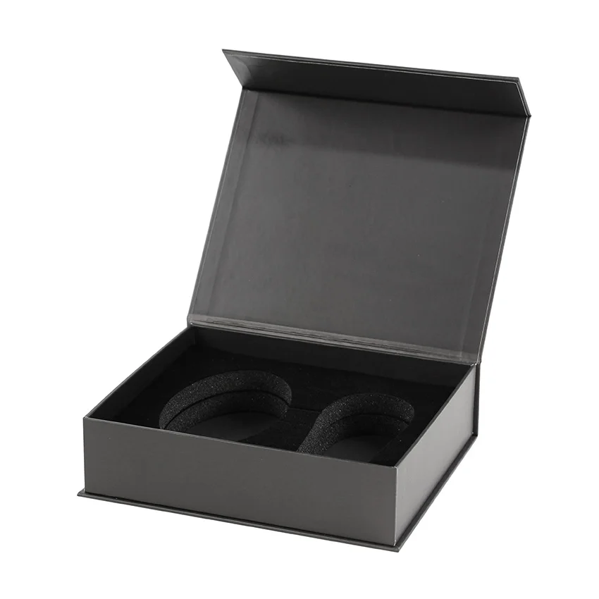 Custom Large Logo Magnetic Folding Gift Box Luxury Rigid Cardboard Packaging for Personal Care New Design