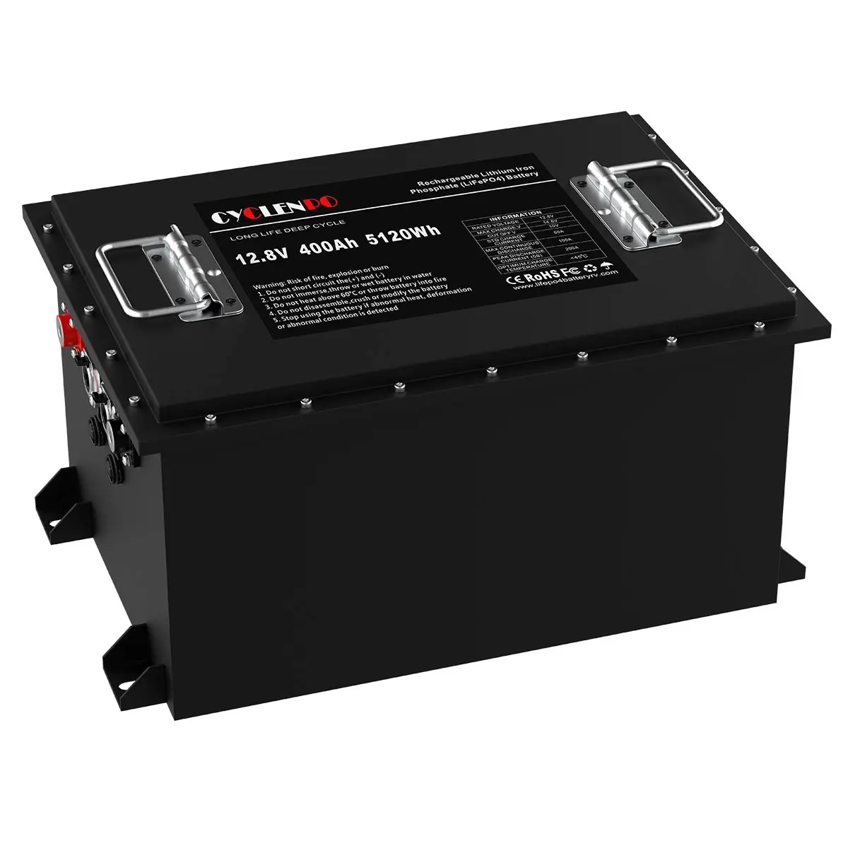 Factory new 12v 400ah lifepo4 battery for golf cart