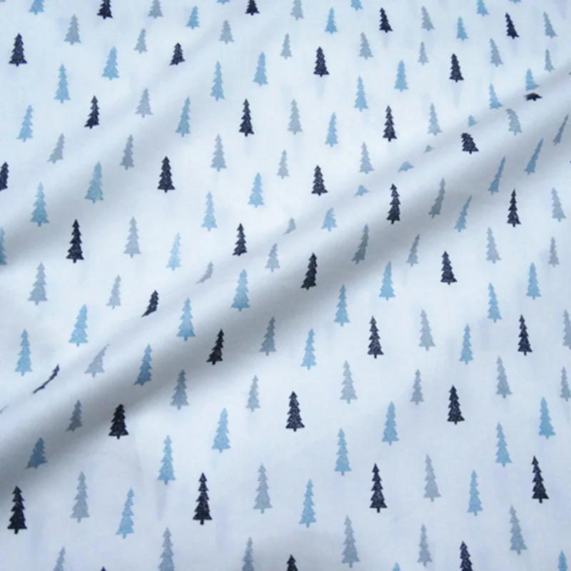 
Gray bule Twill Household Material 100% Cotton Printed sheets Fabric for Beddings 