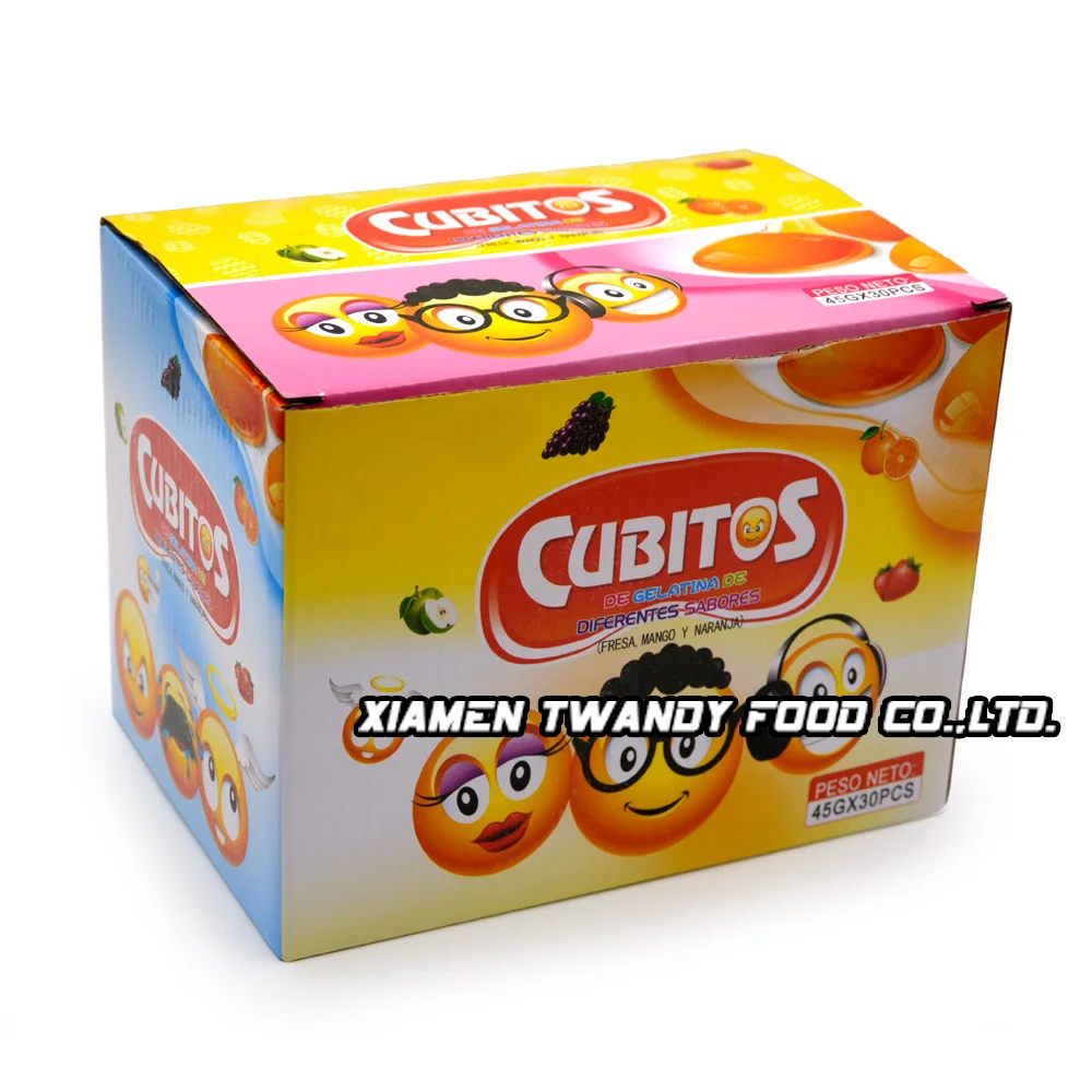 Милый фруктовый желеобразный Пудинг в