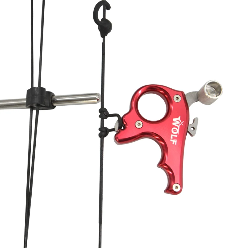 Archery Compound Bow And Arrow Equipment Compound Bow Aluminum 3 Finger Release Aid Target Shooting And Hunting Accessories