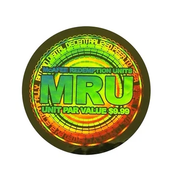 Custom 3D Hologram Sticker /Laser 3D Holographic Security Label