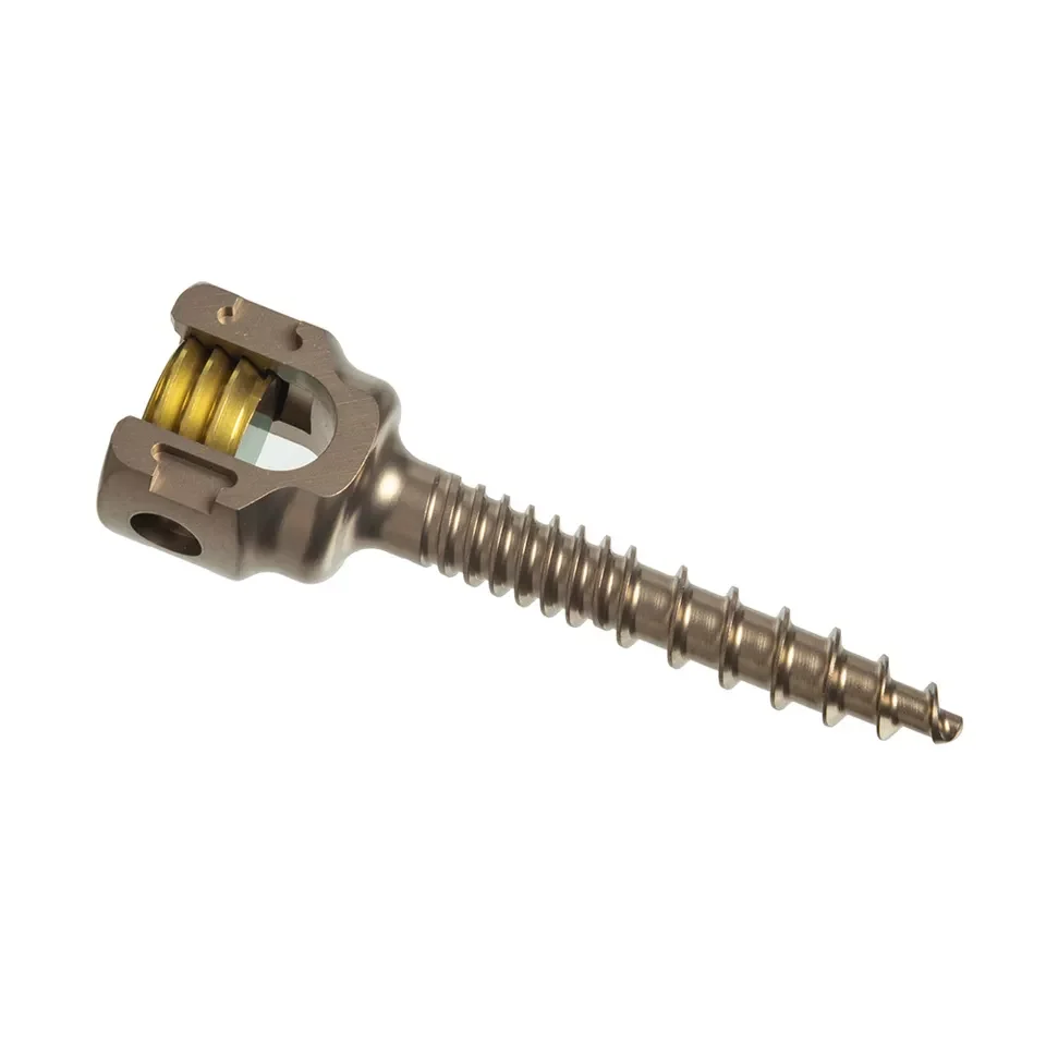 Double Thread Poly Axial Spine Pedicle Screw Spinal Screw Orthopedic Implants Short Tail Pedicle screw