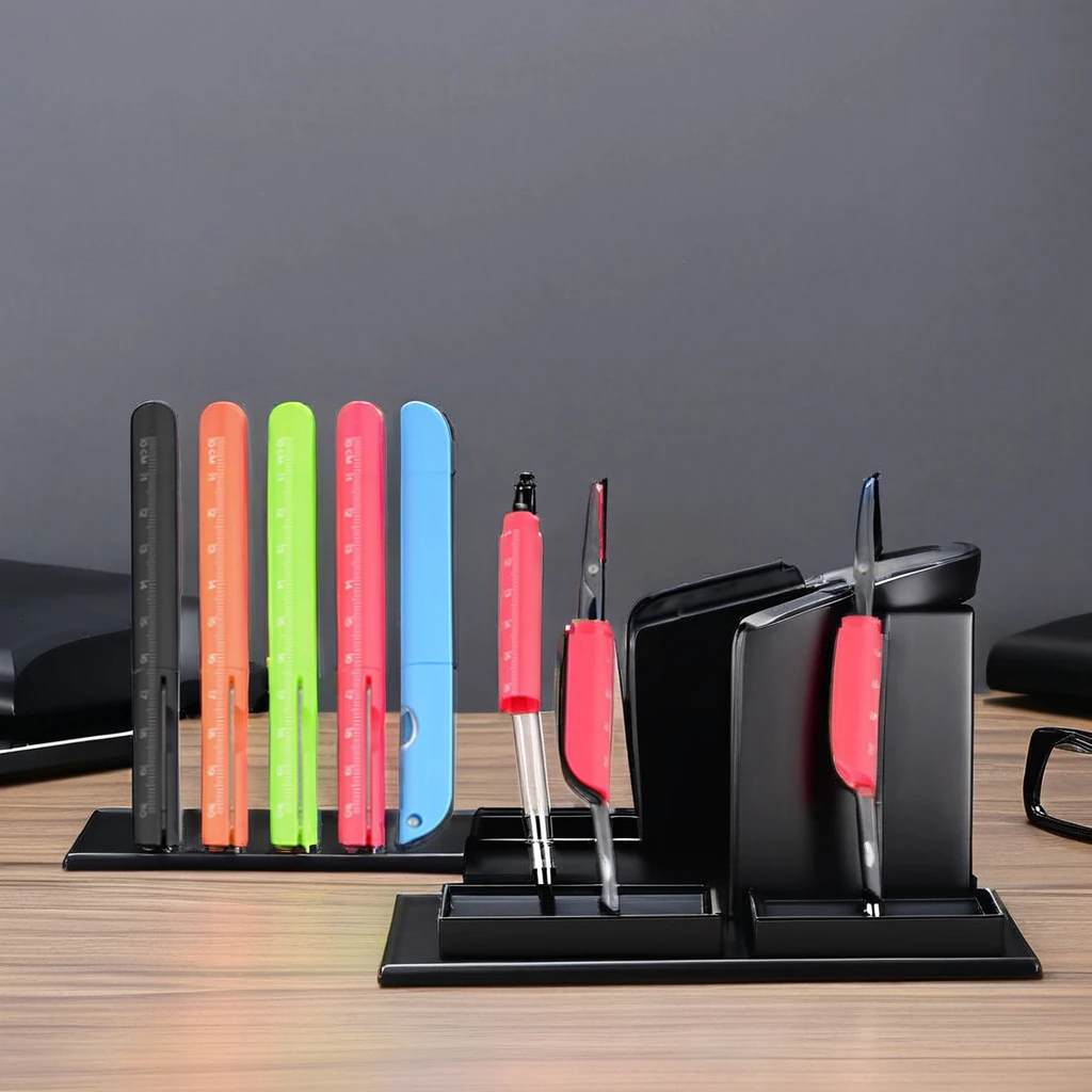 Wholesale 4 in 1 Multi Function Ball Point Pen Custom Logo Ruler Scissor Knife Pen