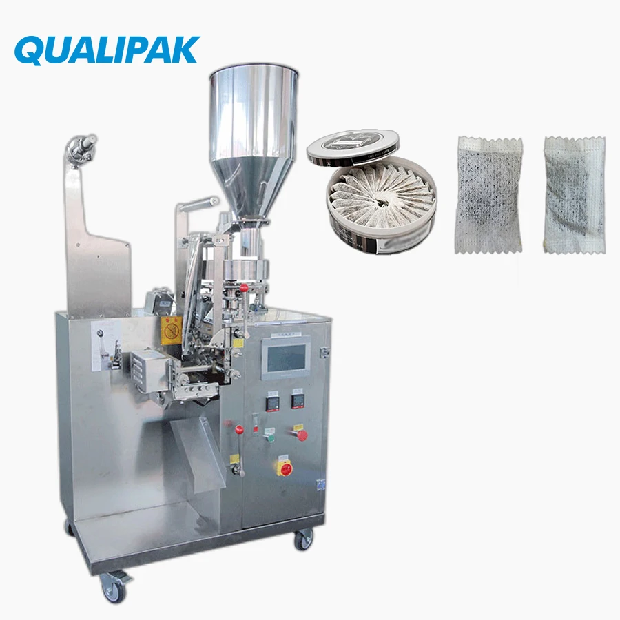 Qualipak automatic snus powder packing machine in sachet with filter paper