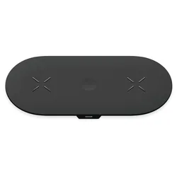 3in1 зарядная станция 2 телефон зарядное устройство Pad Множественная Беспроводное зарядное устройство 3 катушки Беспроводная зарядная станция для iPhone