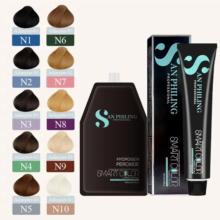 Wholesale JIAYING Legend Silk Series Natural Low Ammonia Permanent Hair Dye Use For Professional Salon