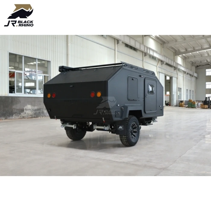 Легкий всплывающий туристический автомобиль Rv Алюминиевый прицеп внедорожный высококачественный бортовой кемпер